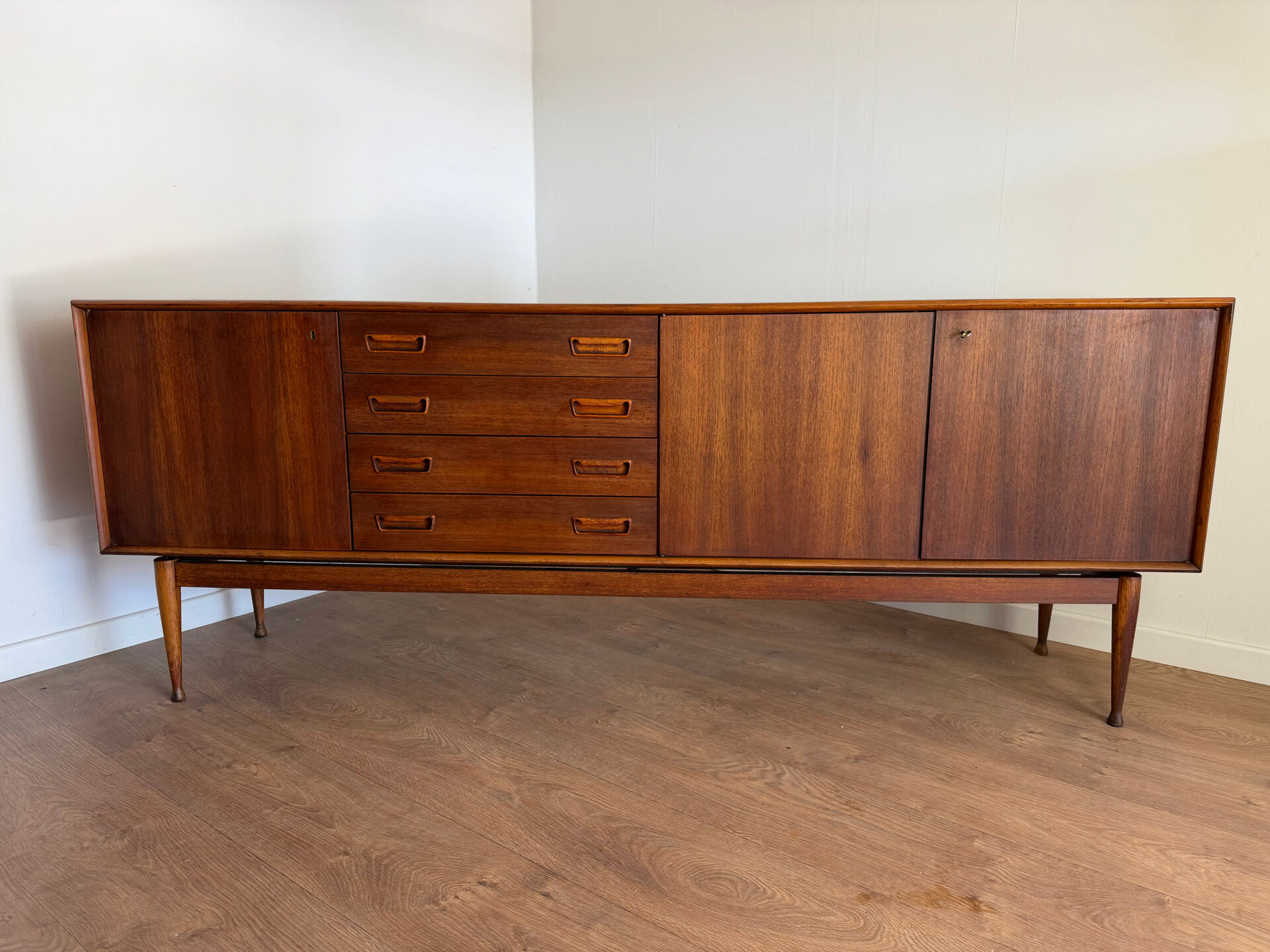 Superb Scandinavian teak sideboard from the 1960s.