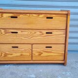 Pine chest of drawers 1970