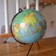 World map globe Girard Barrère 60s