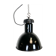 Industrial black enamel pendant light, 1930s