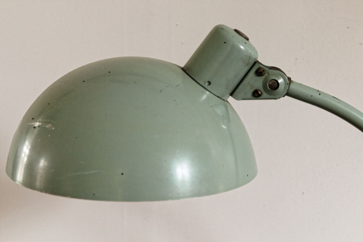 Lampe de bureau rotule vert céladon