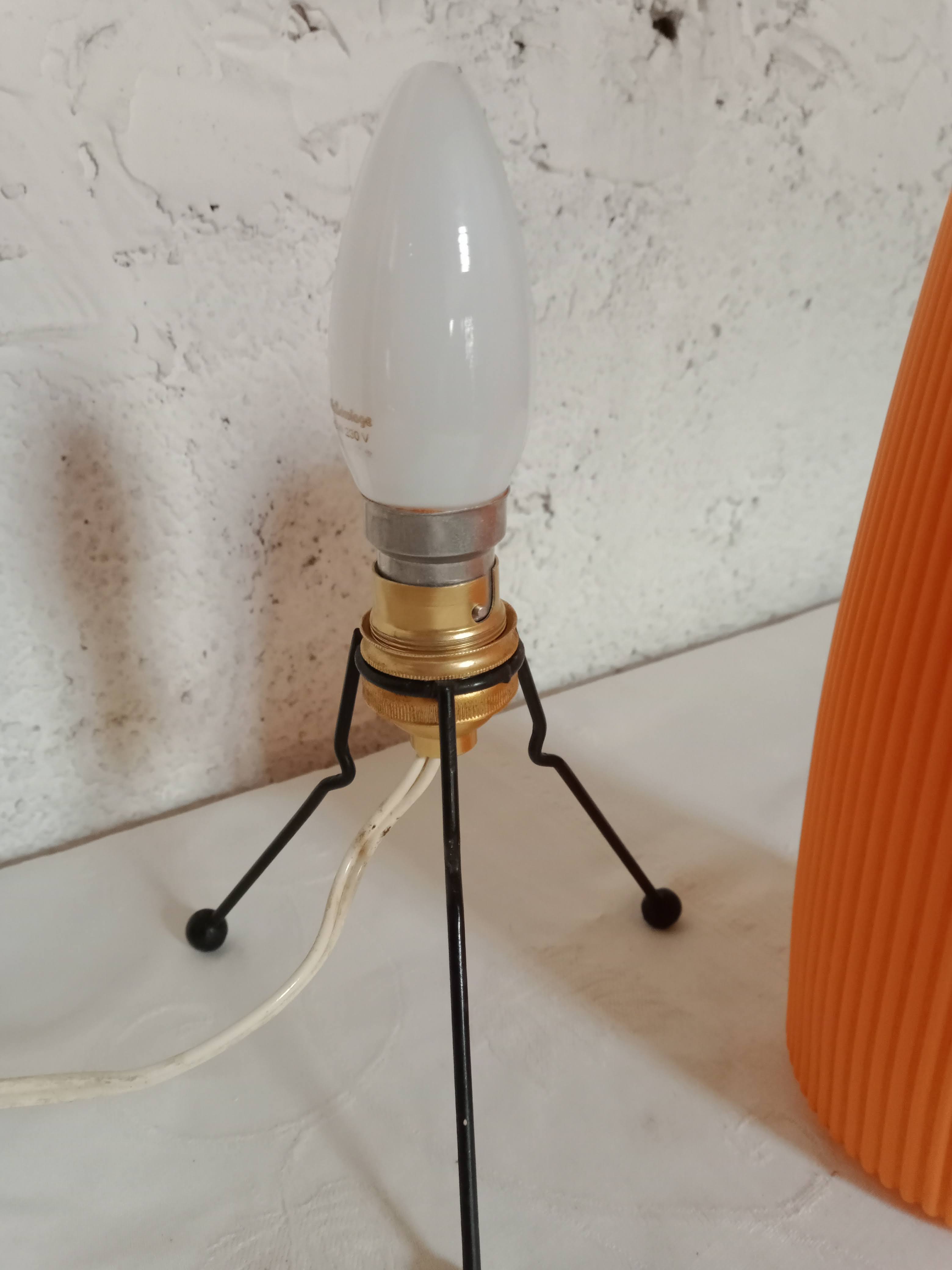 Vintage lamp orange brand zan