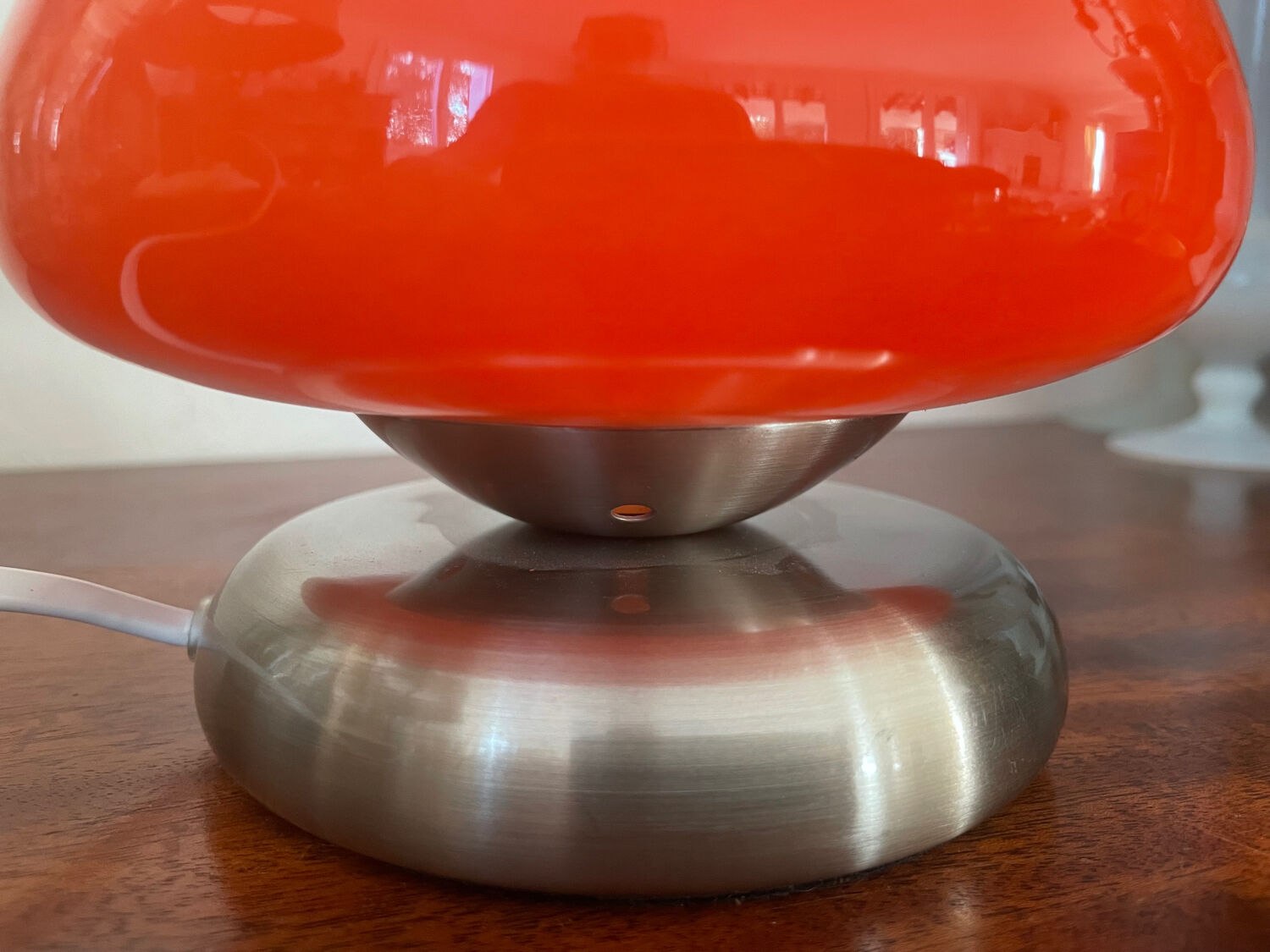 80s tactile mushroom lamp