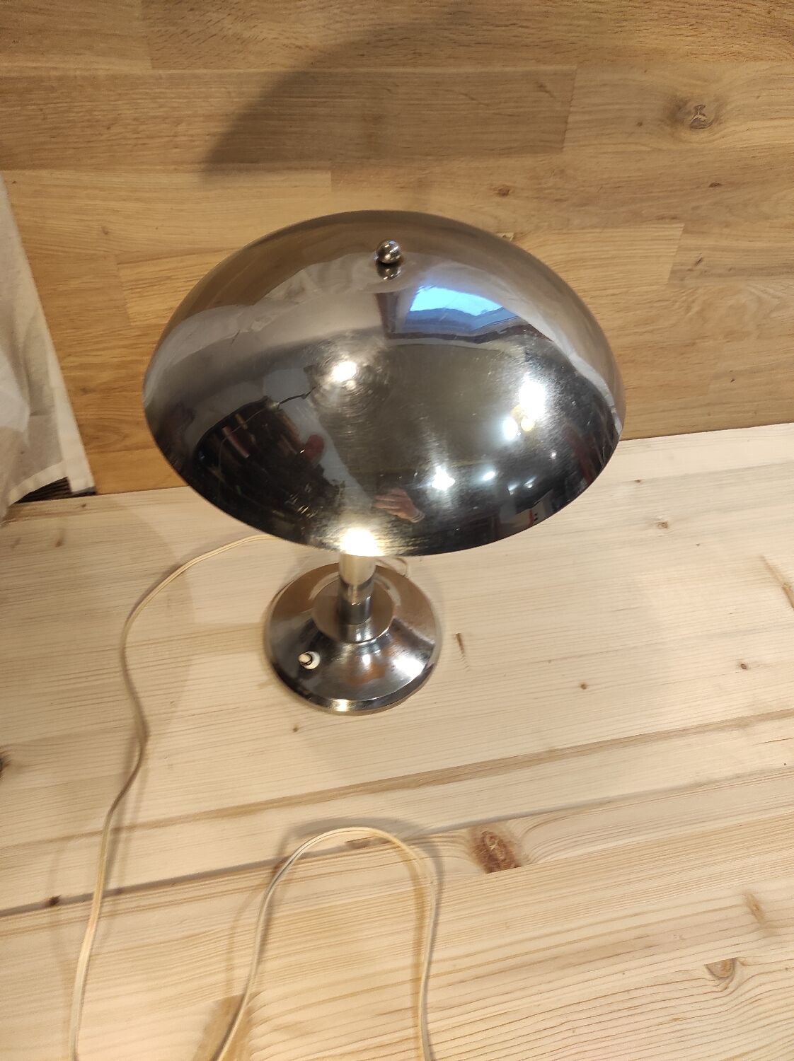 Metal mushroom lamp circa 1920 1940