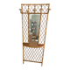 Rattan wall-mounted locker