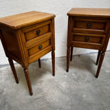 Pair of Louis XVI style bedside tables