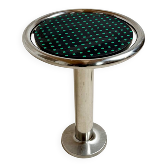 Chrome side table
