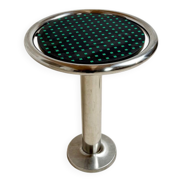 Chrome side table