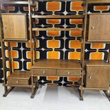 Vintage modular furniture 1970" library desk