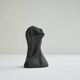 Bucchero ceramic bust, 1950s