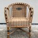 Fauteuil en rotin enfant vintage