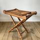 Folding stool in beech wood and mulching years 40-50