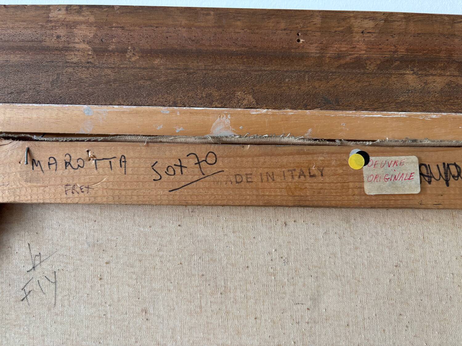 Bouquet of flowers signed Marotta