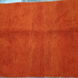 Handwoven Berber rug, traditionally woven, size 150 x 250 cm, orange