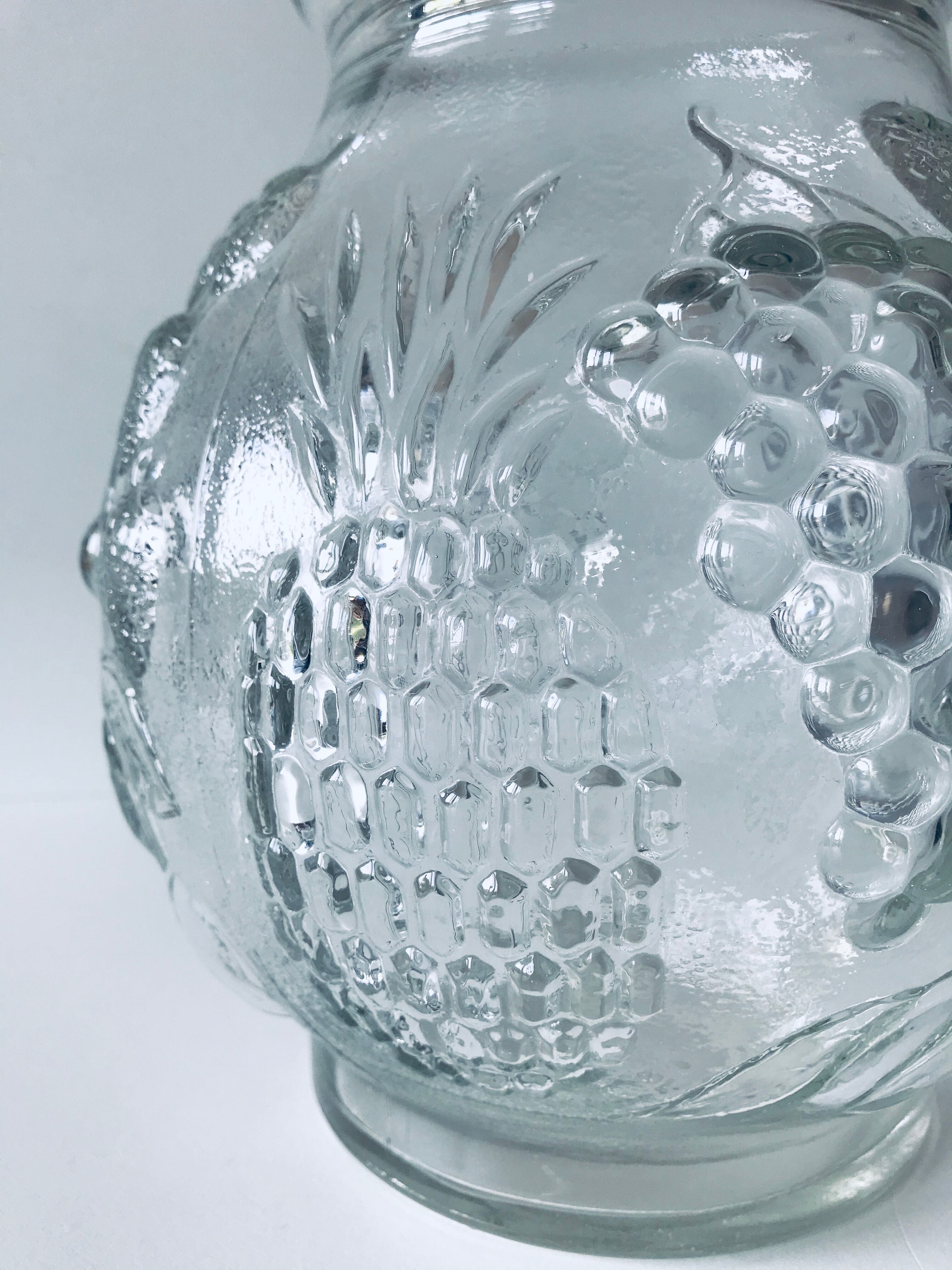 Glass vase tutti frutti