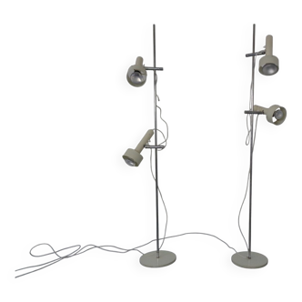 Adjustable Floor Lamps by Edi Franz for Swiss Lamps, Switzerland, 1960s