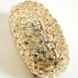 Beautiful original Mid Century Modern glass bubble wall lamp