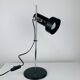 Lampe de bureau spot noir années 60, vintage