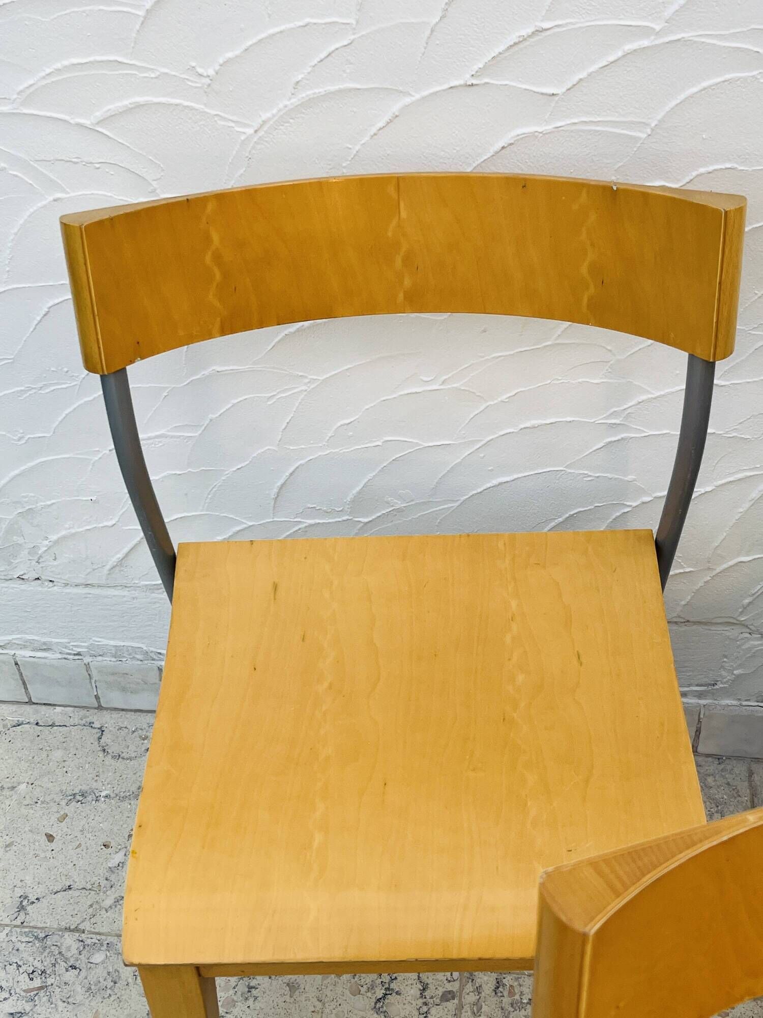 Set of 3 IKEA Nordisk chairs 1999 made in Italy
