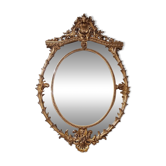 19th century mirror with glazing beads 141 x 96