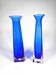 Murano Crystal Jarrones Sommerso Azul Cobalto