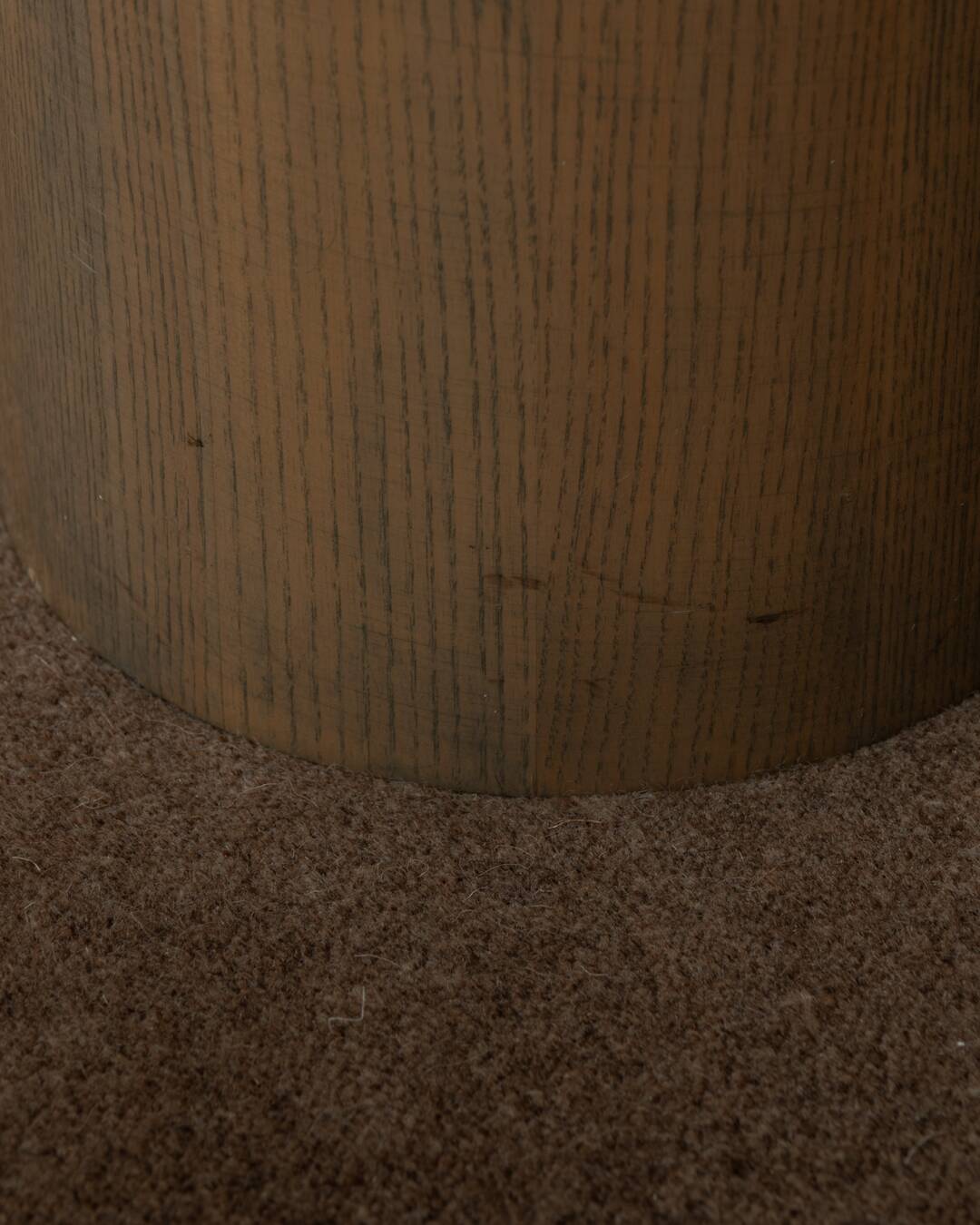 Vintage Saporiti Italia Dining Table – Enamel Column Base - 1980s