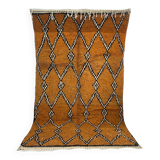 Handmade Moroccan Berber carpet 247 x 150 CM