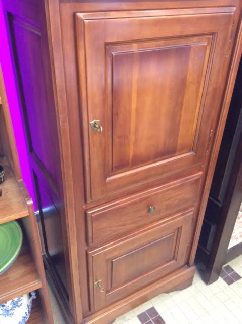 Cherry wood support cabinet