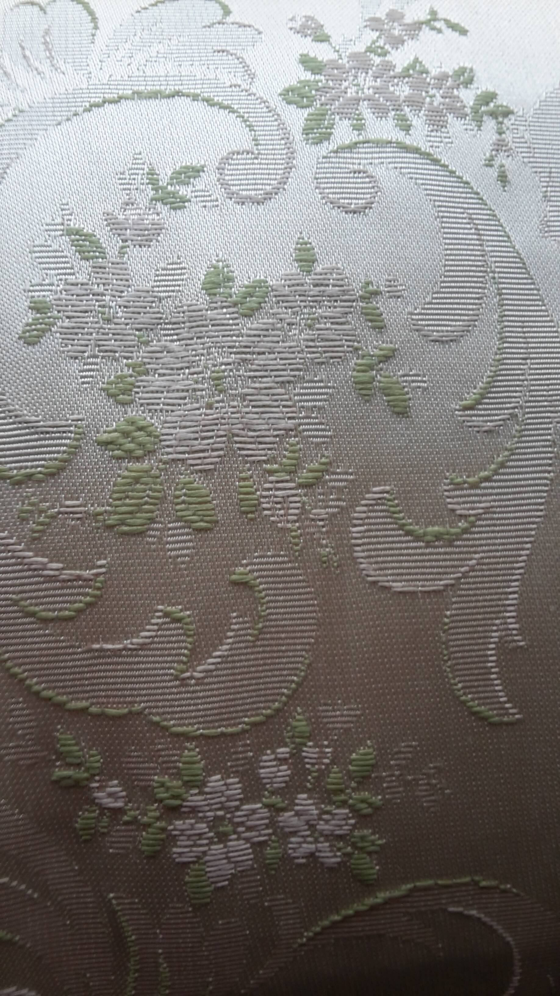 Cabinetmaker's bed frame and matching upholstered bedspread