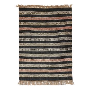 Tapis Kilim en jute-laine faits à la main 150x90cm