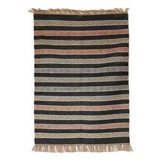 Handmade jute-wool kilim rug 150x90cm