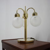 1980s Preciosa Glass Table Lamp, Czechoslovakia
