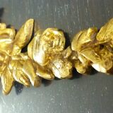 Pediment, gilded bronze, ornament for mirror, piece of furniture, signed Jacquet Grelier