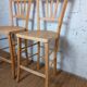 Paire de chaises bistrot hautes années 50