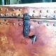 19th century leather chest