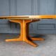 Dining room table with extensions French work 1970