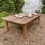 Table basse de ferme en chêne massif