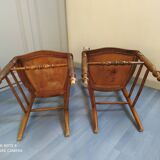 Pair of old wooden chairs