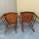 Pair of old wooden chairs