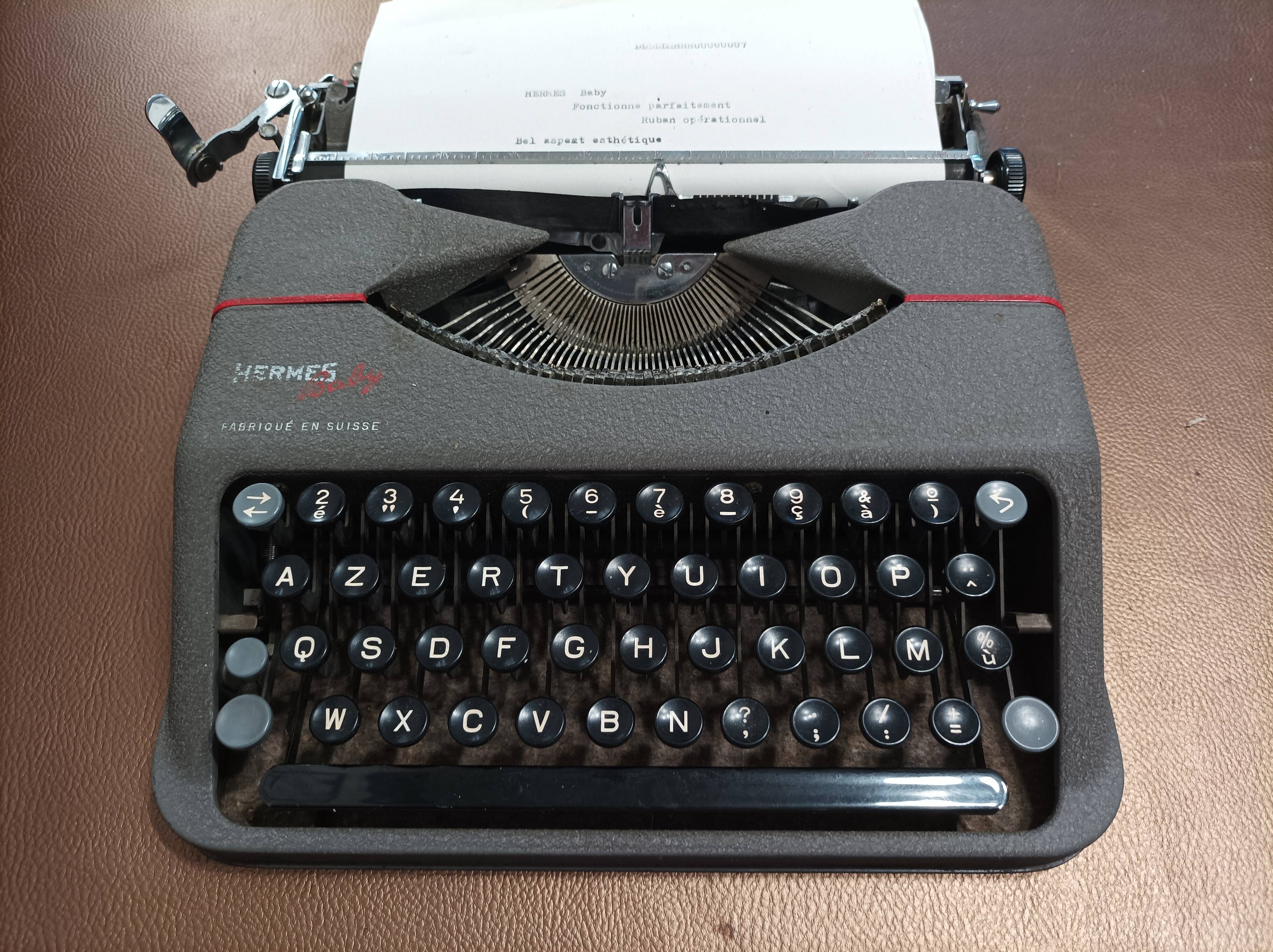 Hermès Baby Suisse typewriter 1940s/1950s