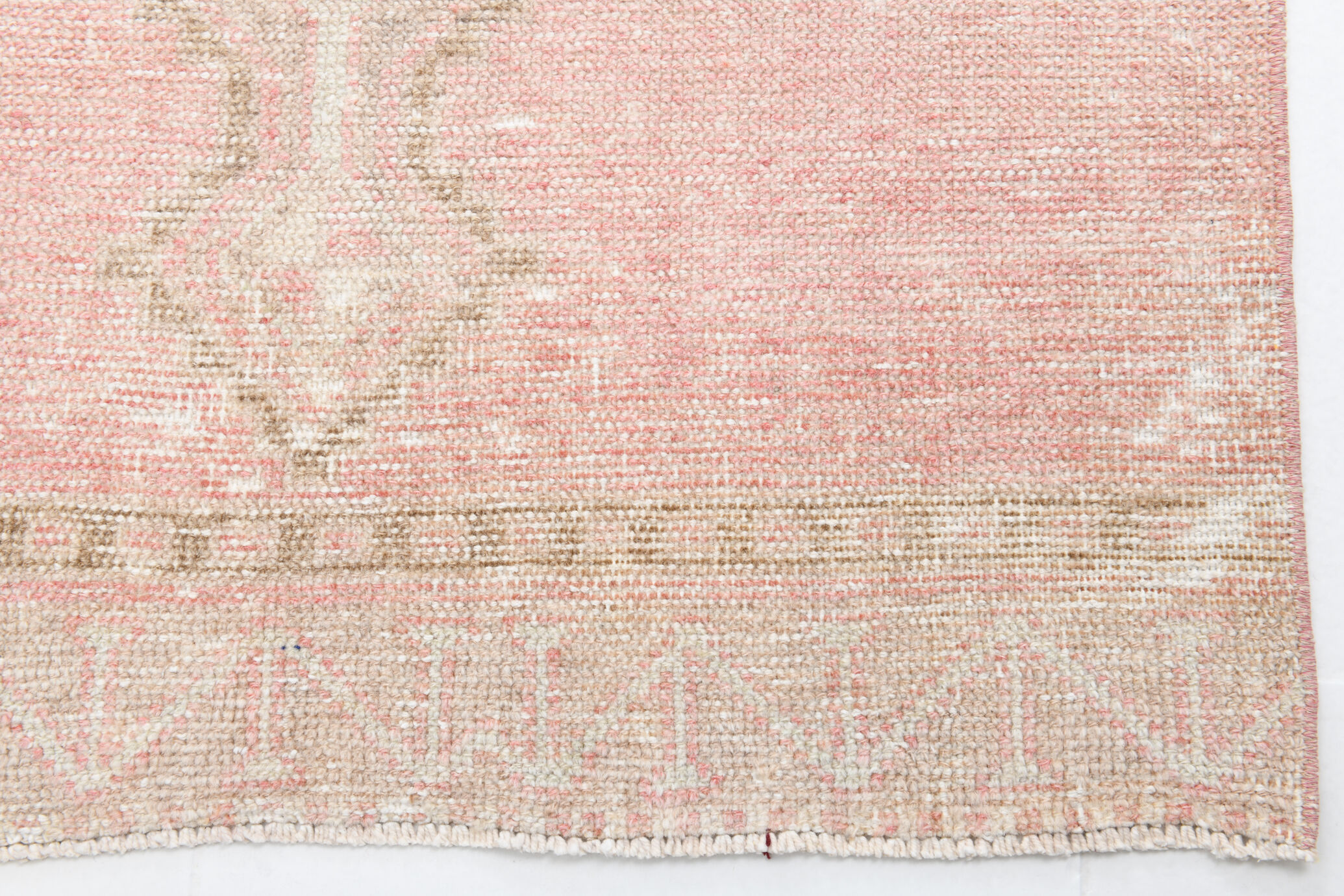 3x13 Distressed Turkish Runner Rug 405x90Cm
