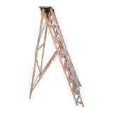 Stepladder painter solid wood patinated dp 012302