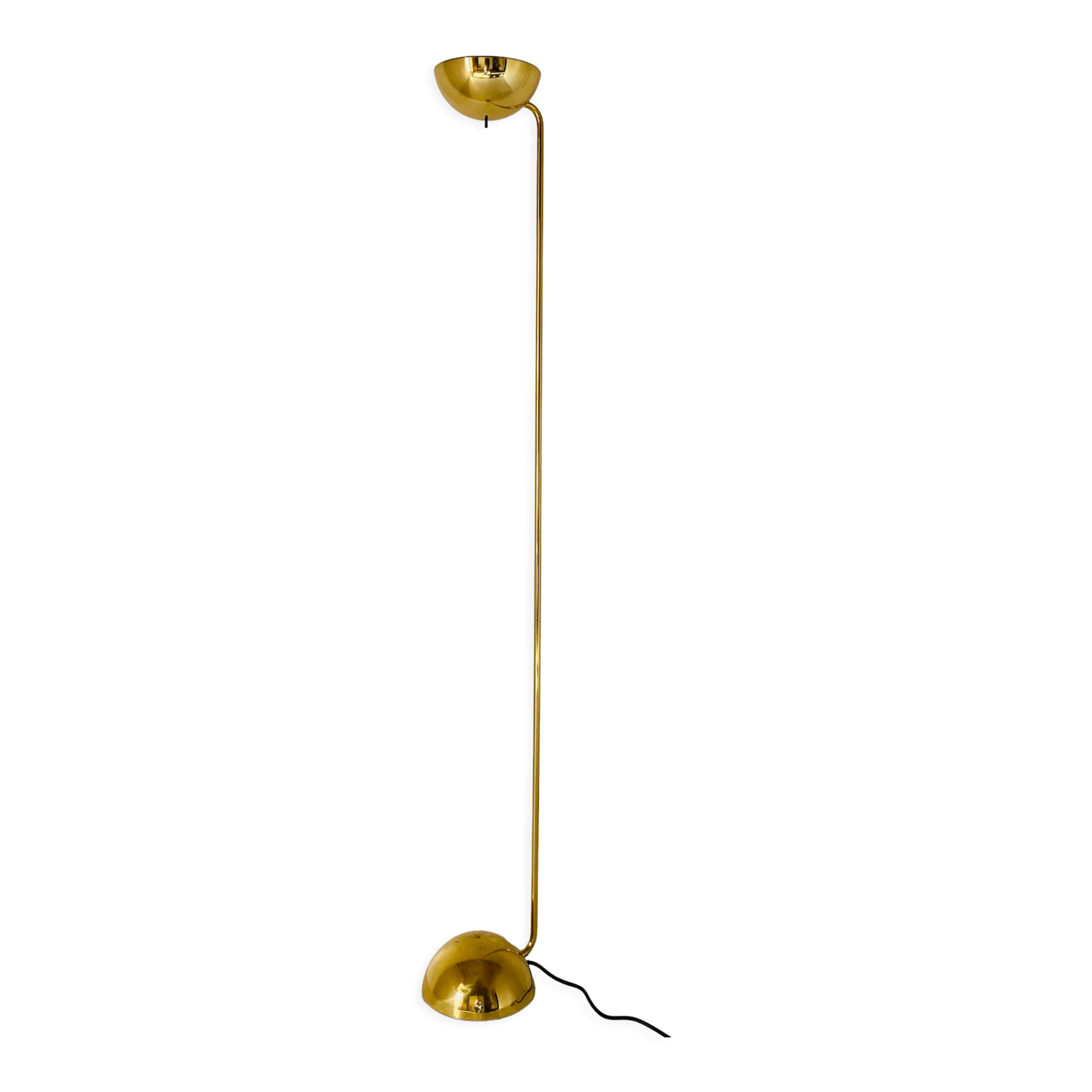 Golden floor lamp by Tronconi, Italy 1980s