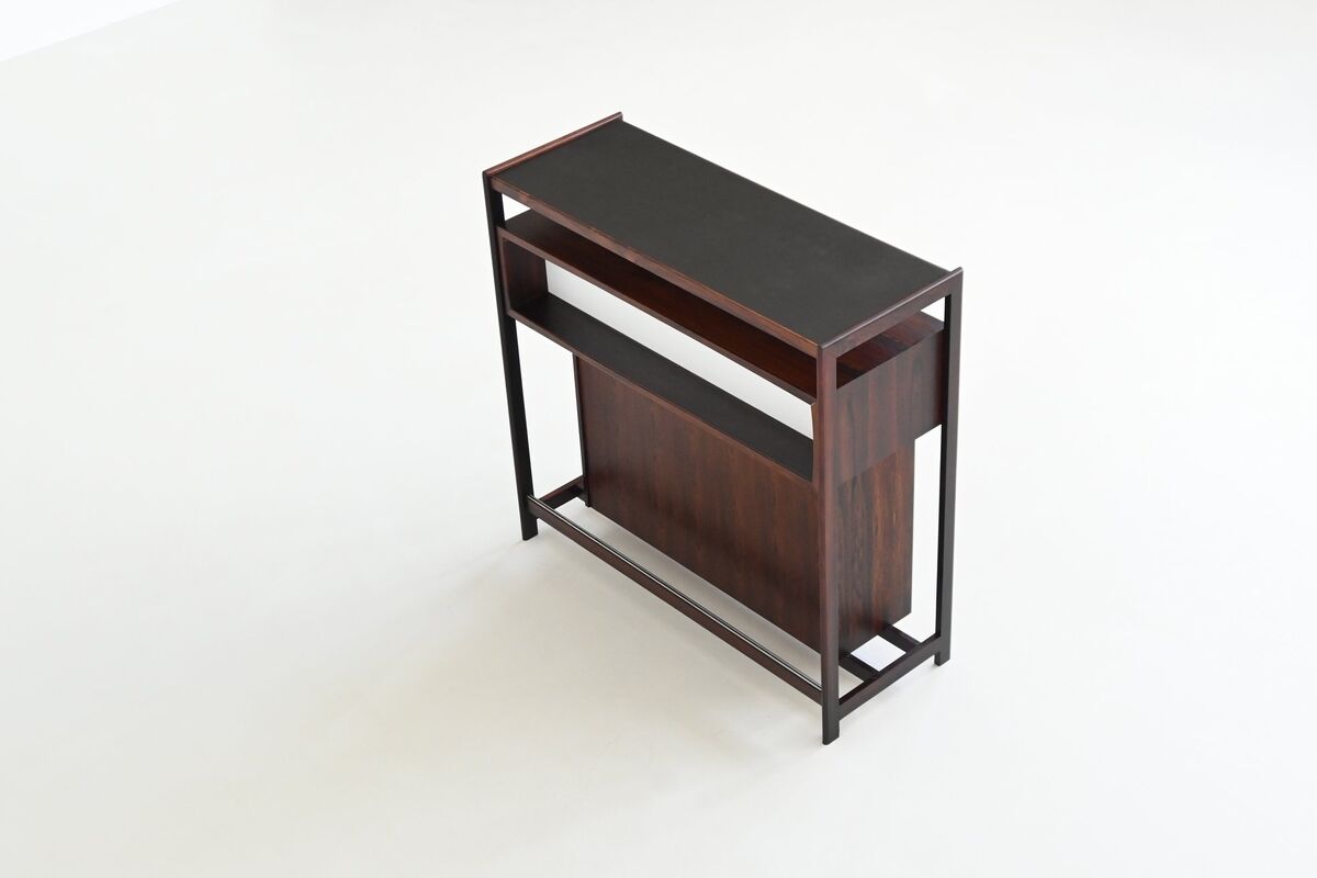 Knud Bent dry bar in rosewood Dyrlund Denmark 1960