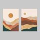 2 Landscape Art Prints. A2 (42x59.4cm)