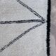 White Marmoucha Moroccan rug - 245 x 154 cm