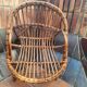 Fauteuil corbeille enfant en rotin