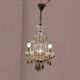 Pink Murano glass tear drop chandelier 1950’s