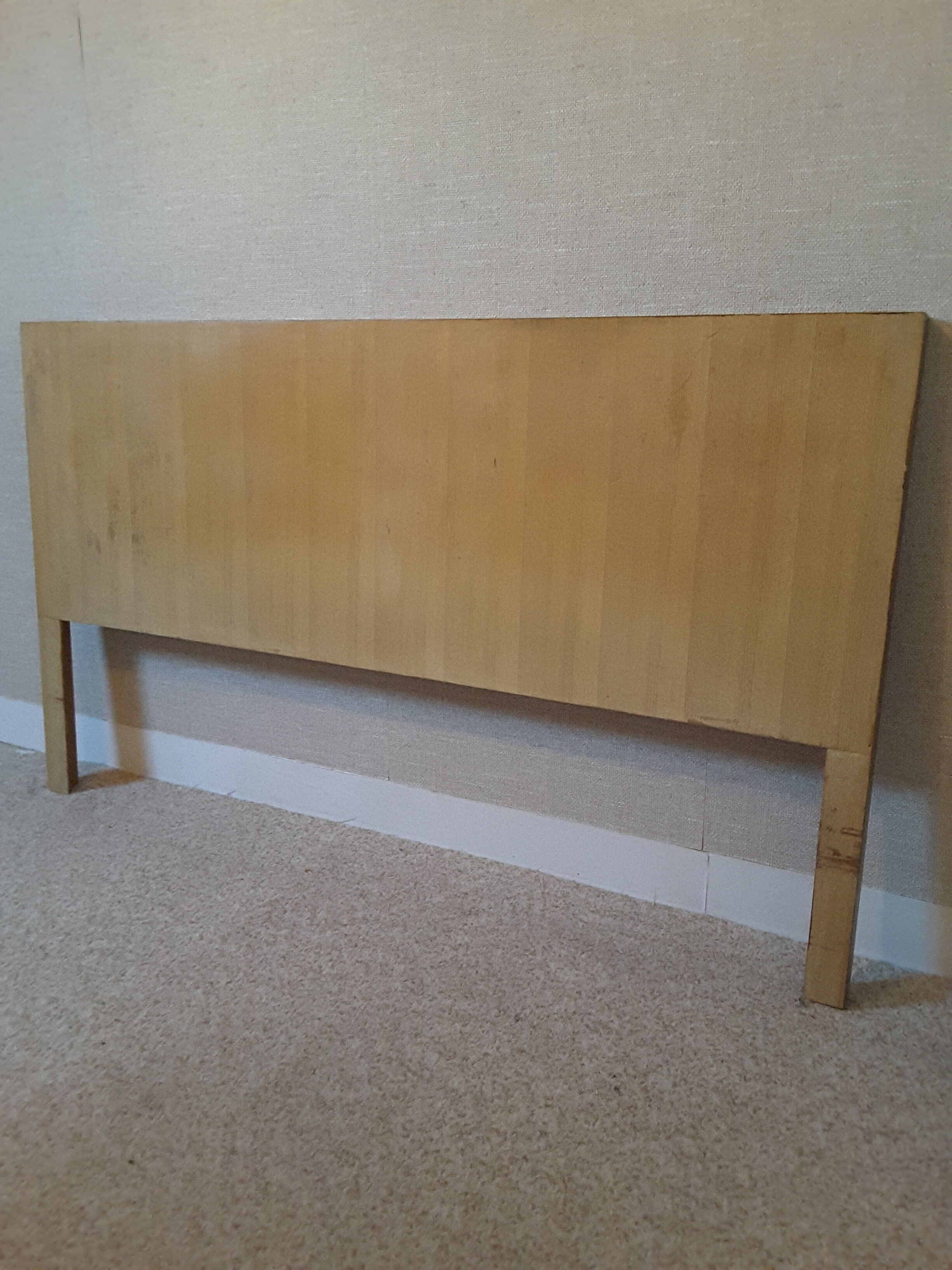 Headboard in wood and veneer oak