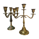 2 bougeoirs